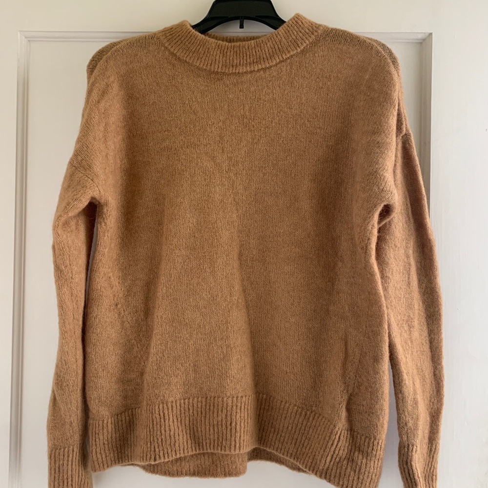 H&M tan turtleneck sweater